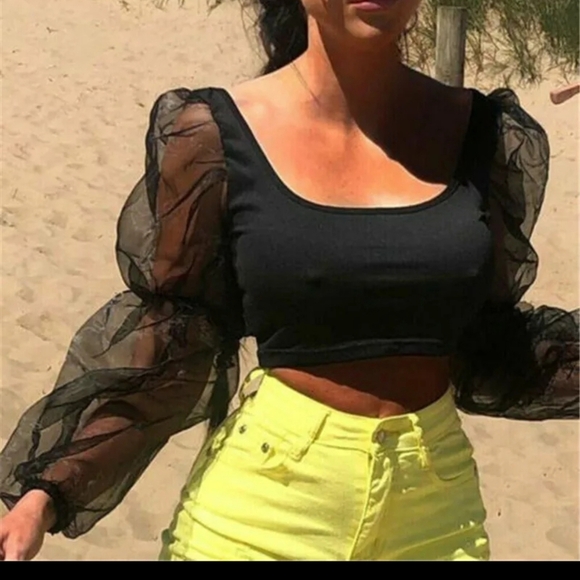 Sheer top brand new - Picture 4 of 4